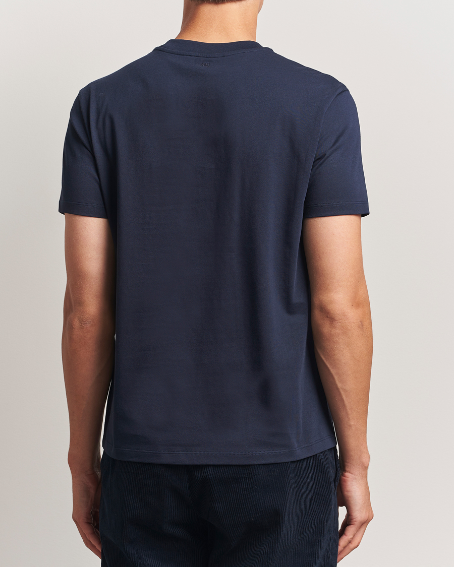 Uomini | T-shirt | AMI | Heart Logo T-Shirt Night Blue