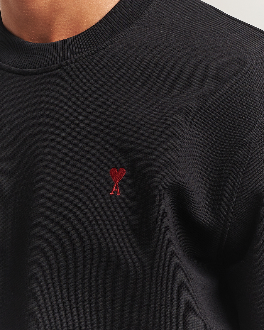 Uomini | Maglieria | AMI | Heart Logo Sweatshirt Black