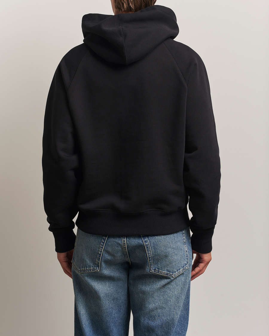 Uomini | Maglieria | AMI | Tonal Heart Logo Hoodie Black