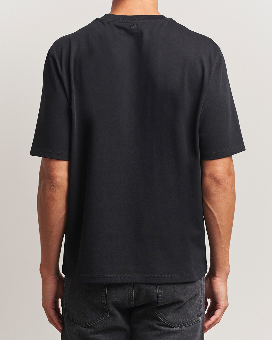 Uomini | T-shirt | AMI | Patch Heart T-Shirt Black