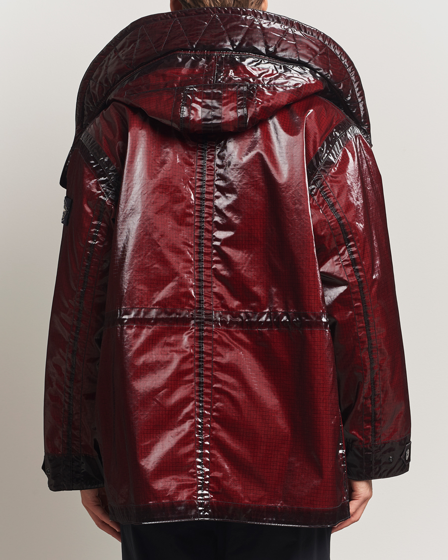 Uomini | Giacche | Stone Island | Short Ripstop Detachable Inner Parka Burgundy