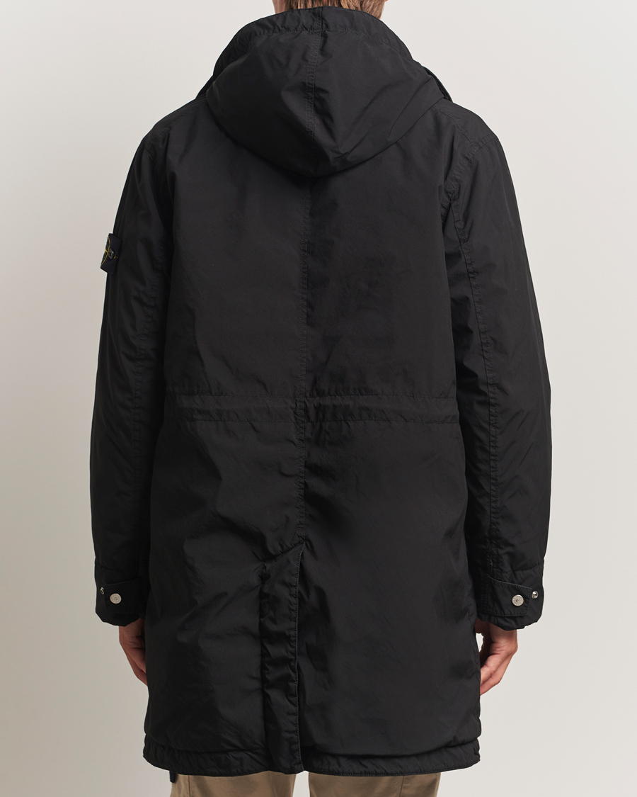 Uomini | Giacche | Stone Island | Light Compact Padded Hood Coat Black