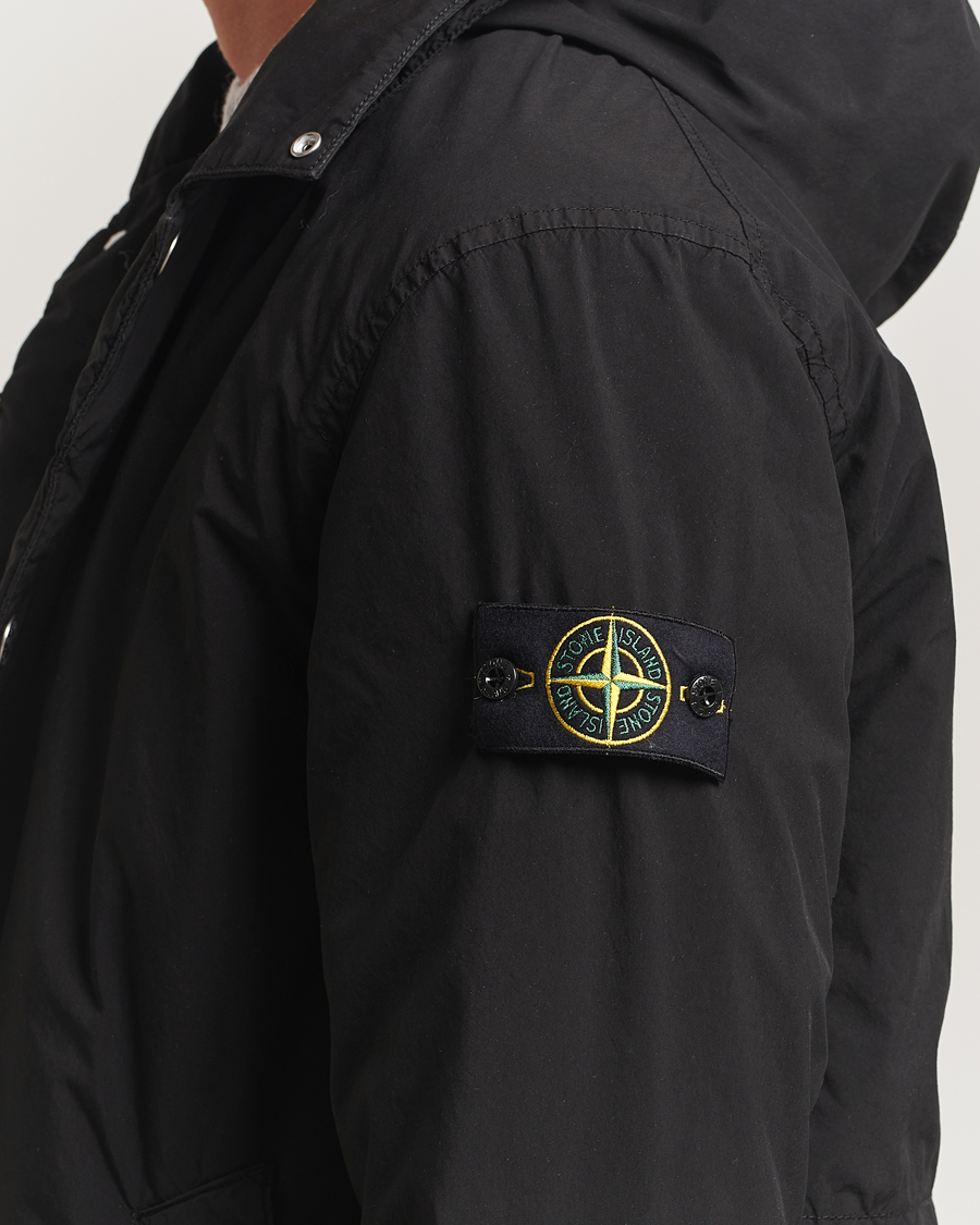 Uomini | Giacche | Stone Island | Light Compact Padded Hood Coat Black