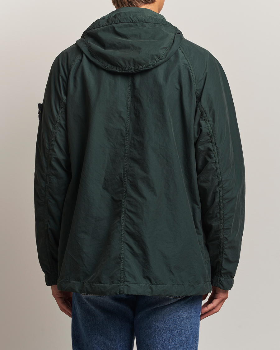 Stone Island David-Light TC Hooded Jacket Green su CareOfCarl.it