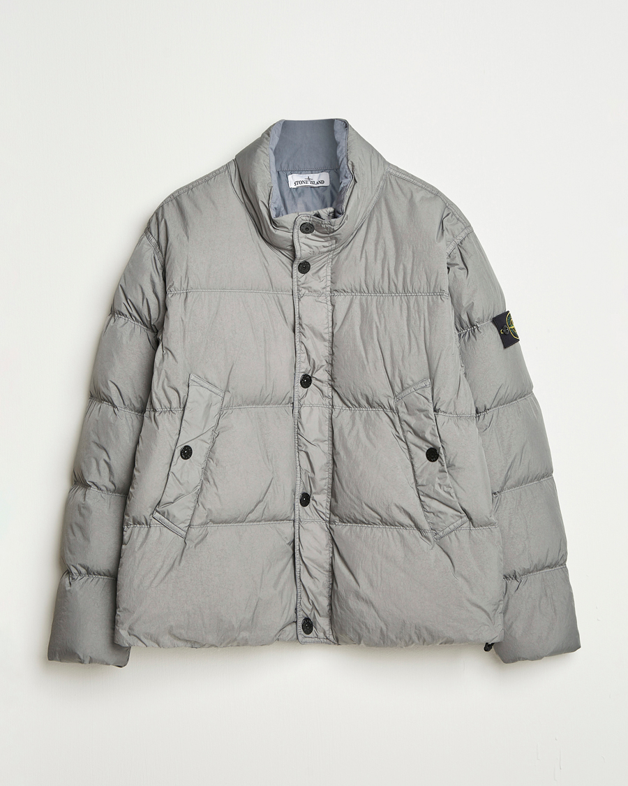 Uomini | Giacche | Stone Island | Crinkle Reps Down Jacket Cement