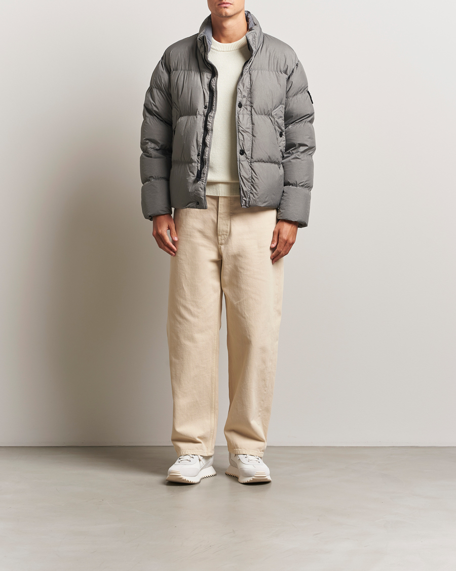 Uomini | Giacche | Stone Island | Crinkle Reps Down Jacket Cement