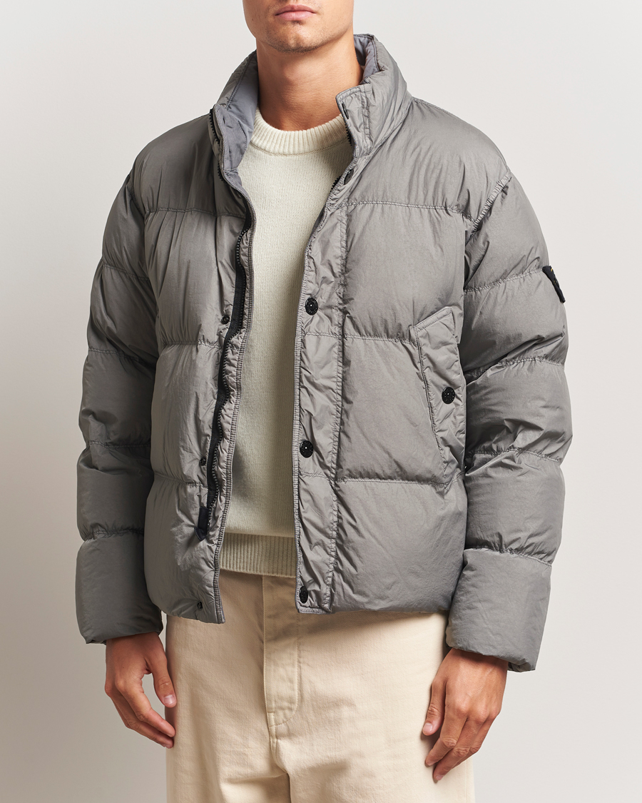 Uomini | Giacche | Stone Island | Crinkle Reps Down Jacket Cement