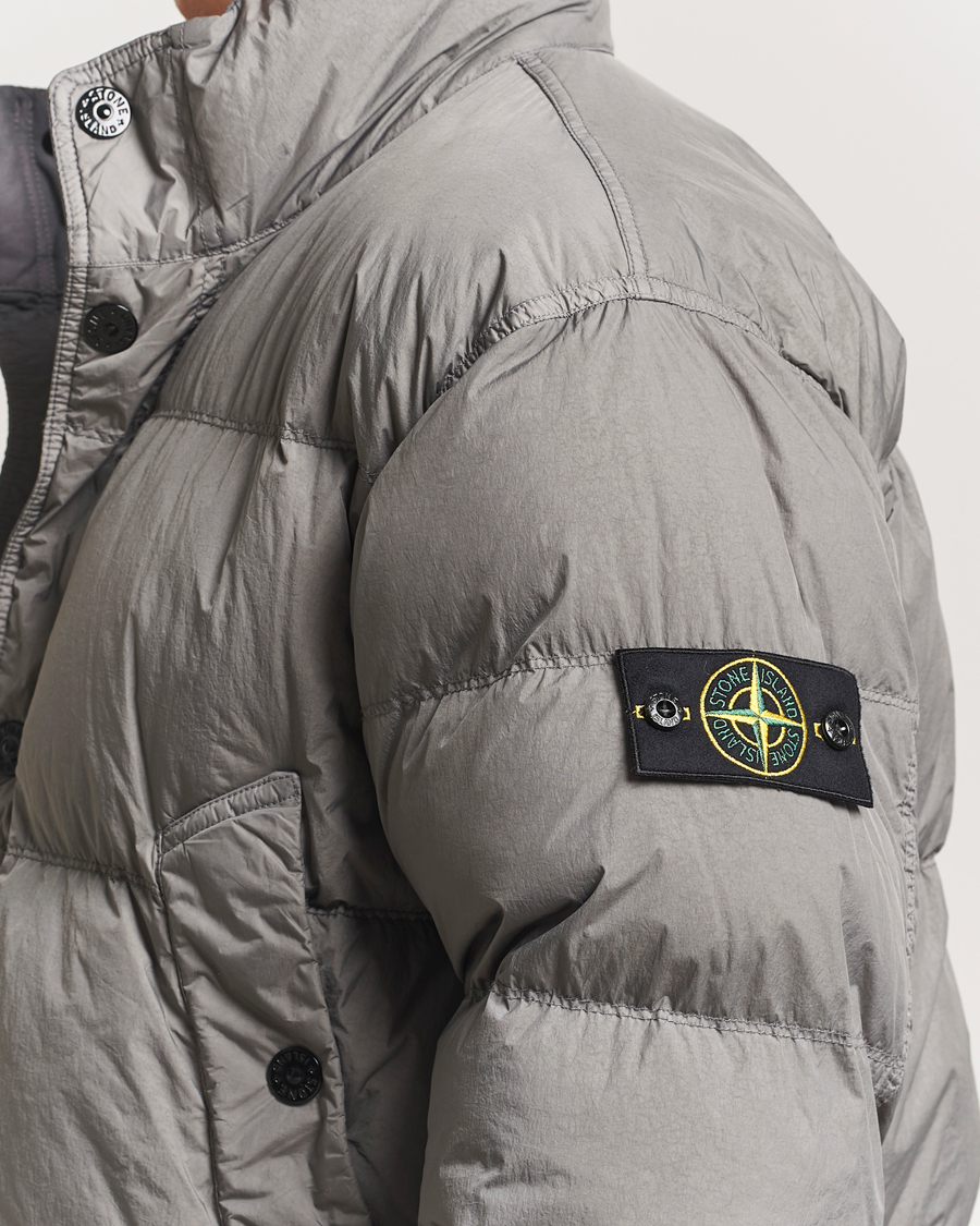 Uomini | Giacche | Stone Island | Crinkle Reps Down Jacket Cement
