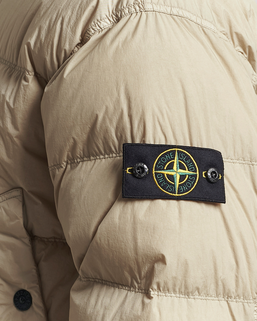 Uomini | Giacche | Stone Island | Crinkle Reps Down Jacket Beige