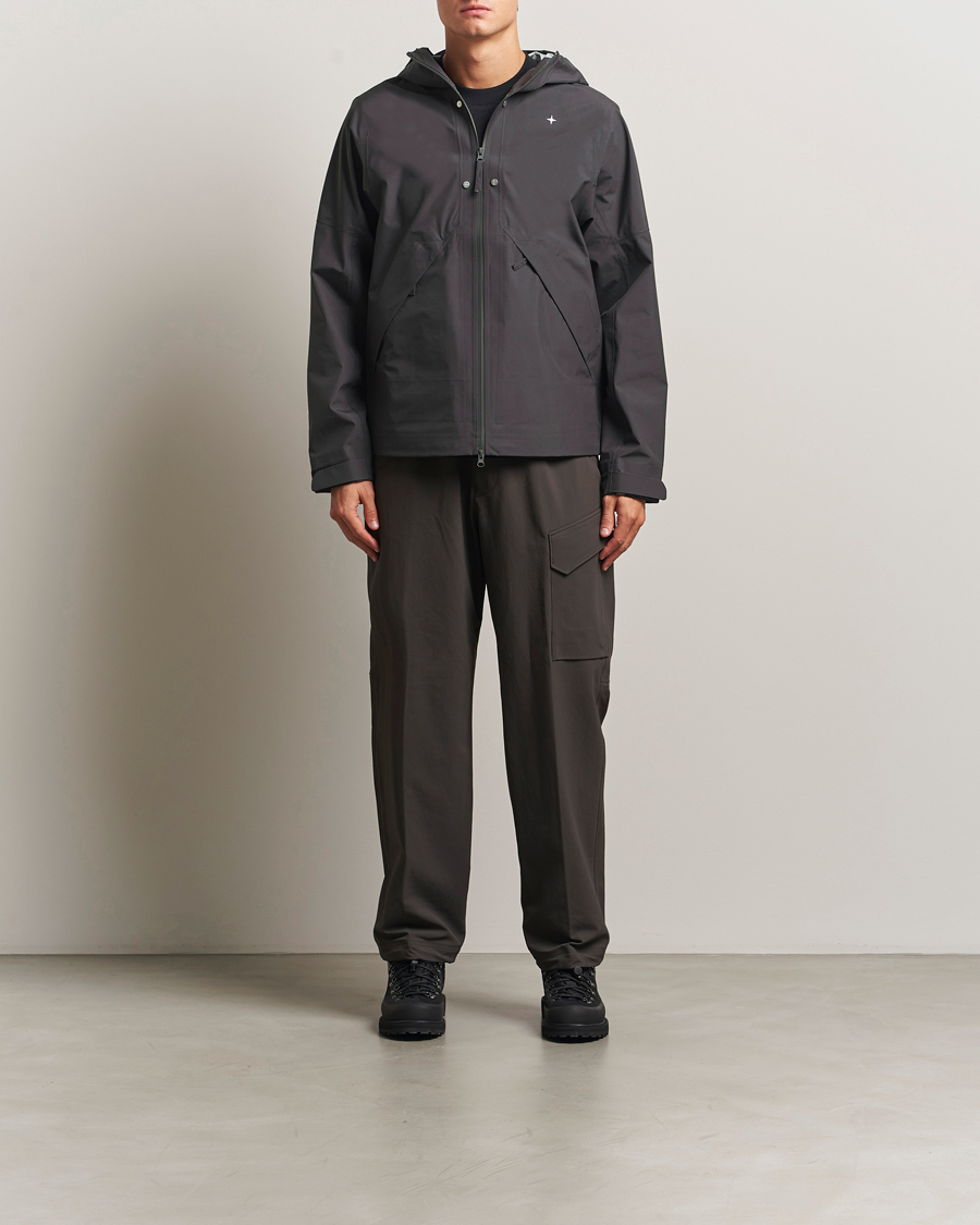 Uomini | Giacche | Stone Island | Stellina 3L Gore-Tex Hooded Jacket Lead Grey