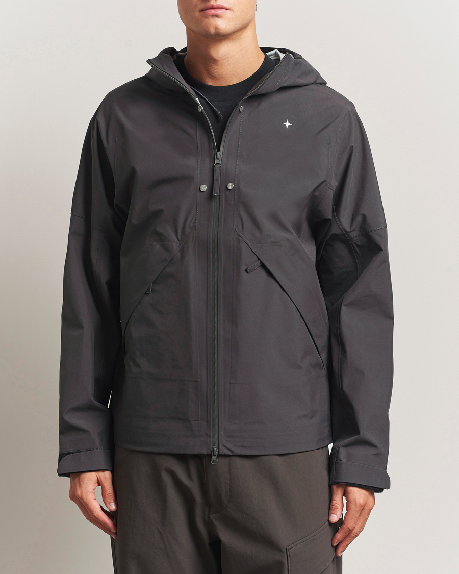 Uomini | Giacche | Stone Island | Stellina 3L Gore-Tex Hooded Jacket Lead Grey