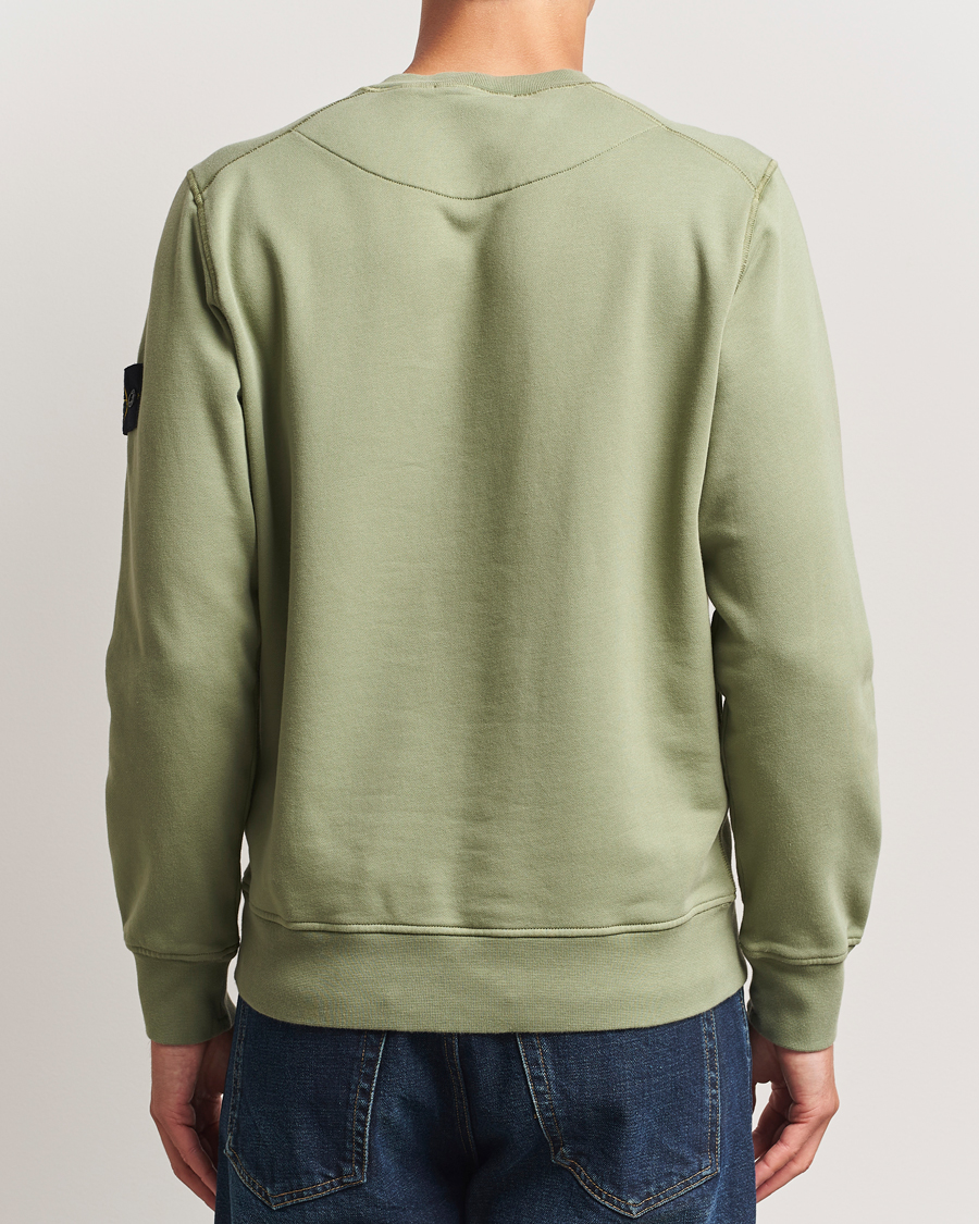 Uomini | Maglieria | Stone Island | Garment Dyed Fleece Sweatshirt Sage