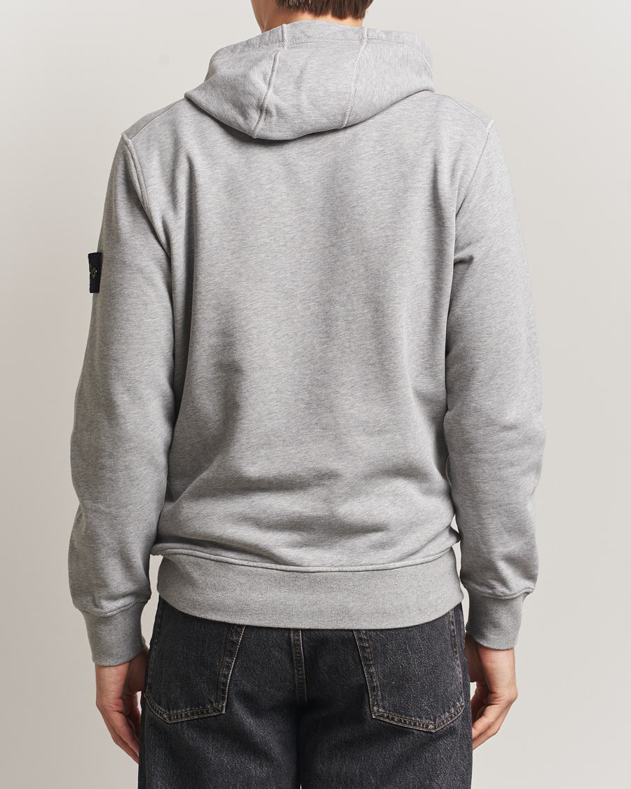 Uomini | Maglieria | Stone Island | Garment Dyed Fleece Hood Grey Melange