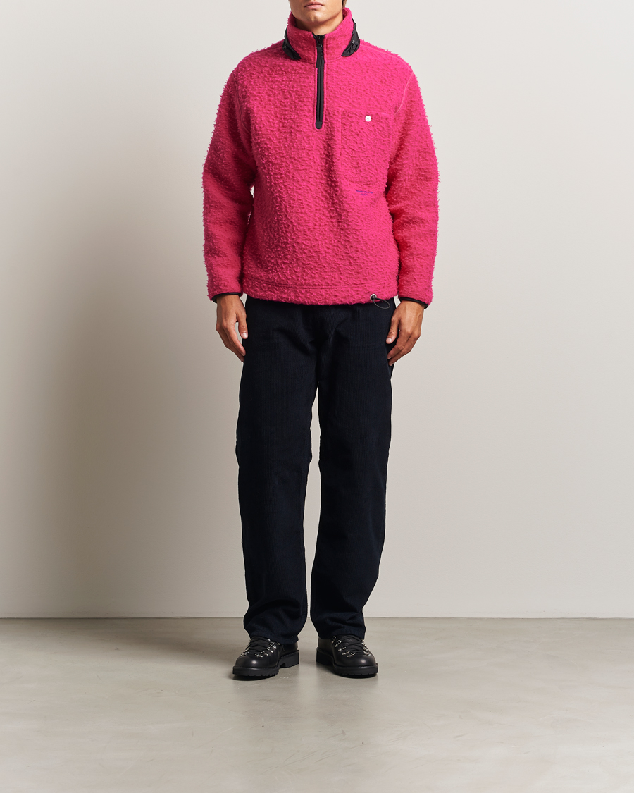 Uomini | Maglieria | Stone Island | Marina Ratteen Wool Half-Zip Fuxia