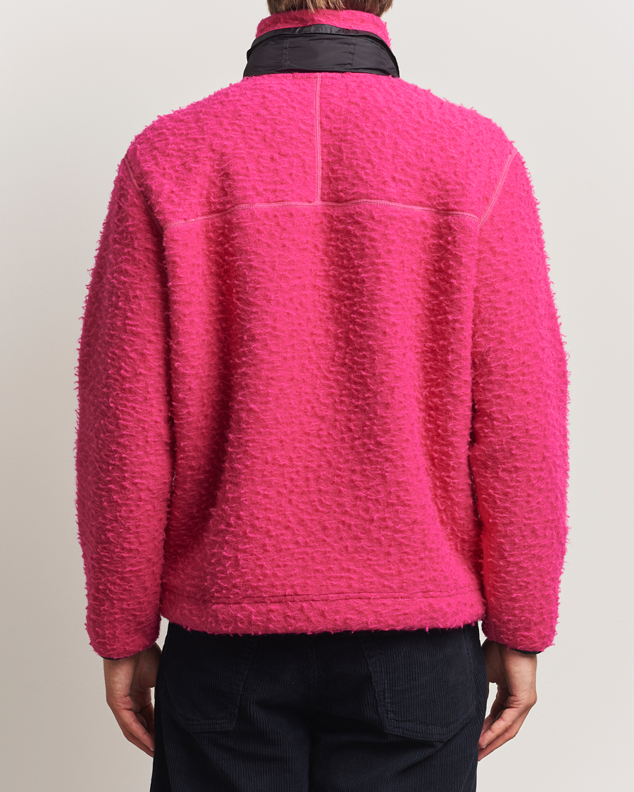 Uomini | Maglieria | Stone Island | Marina Ratteen Wool Half-Zip Fuxia