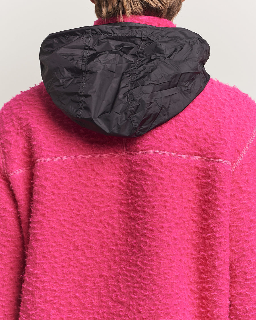 Uomini | Maglieria | Stone Island | Marina Ratteen Wool Half-Zip Fuxia