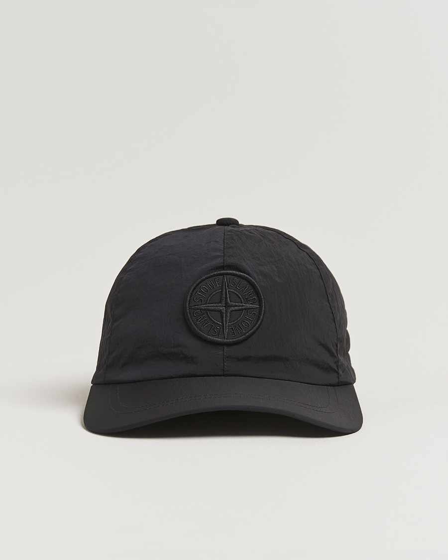 Uomini | Cappelli & Berretti | Stone Island | Nylon Metal Cap Black