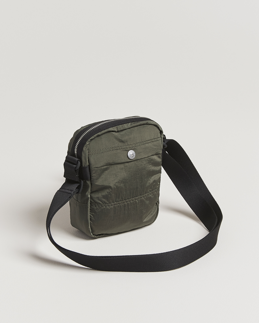 Uomini | Stone Island Nylon Metal Shoulder Pouch Musk | Stone Island | Nylon Metal Shoulder Pouch Musk