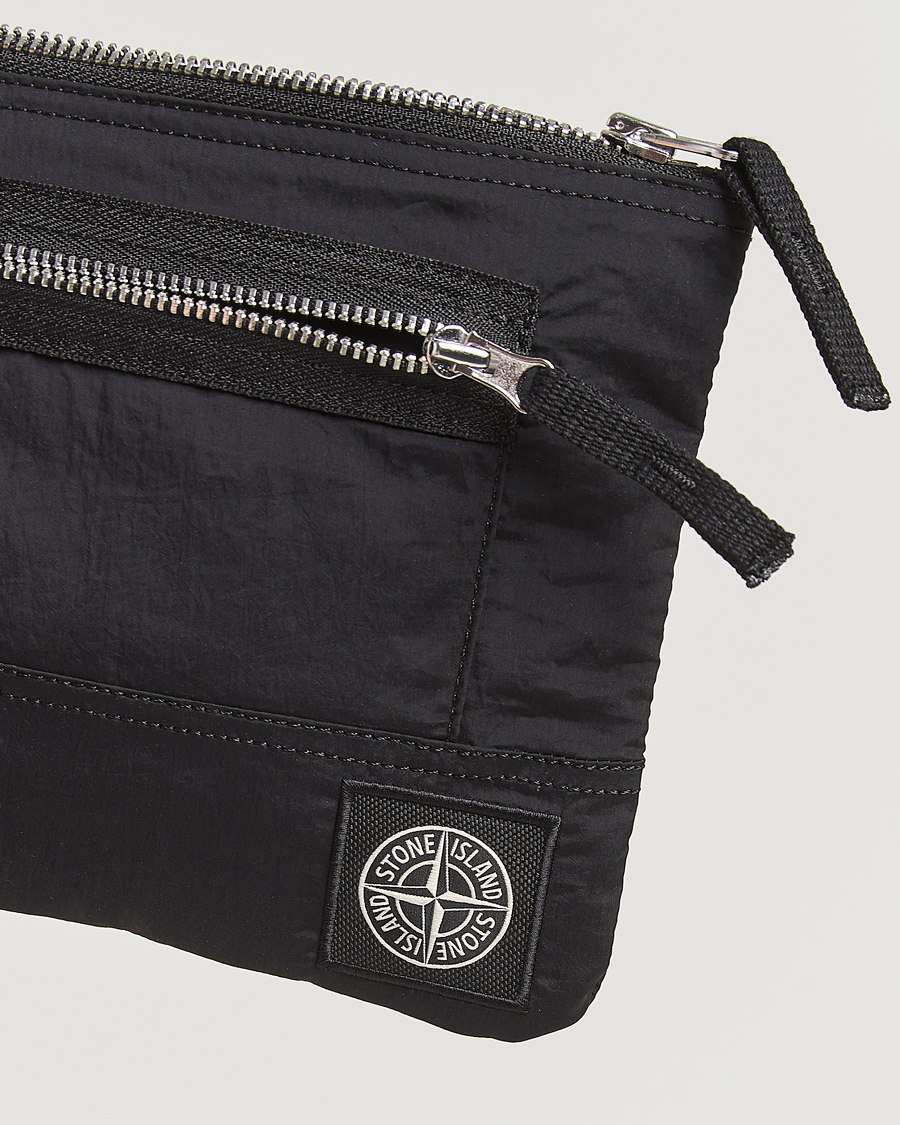 Uomini | Portafogli | Stone Island | Nylon Metal Zip Wallet Black