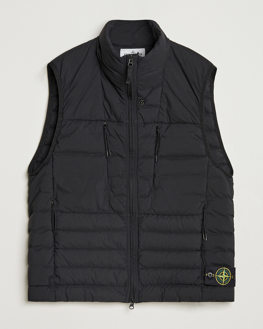 Uomini | Giacche | Stone Island | Nylon Down Vest Black