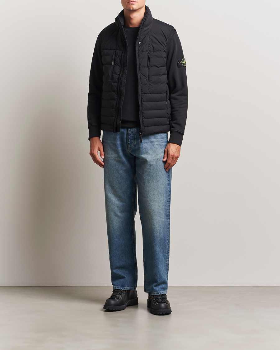 Uomini | Giacche | Stone Island | Nylon Down Vest Black