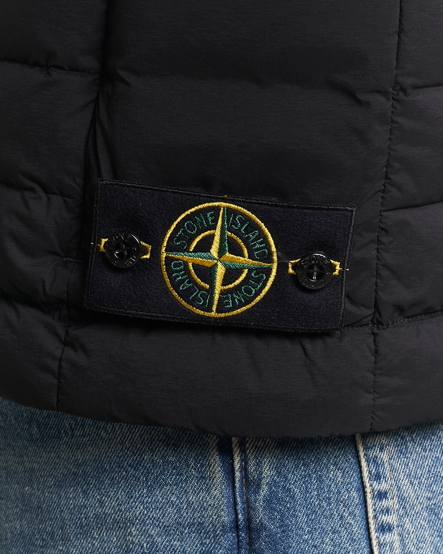 Uomini | Giacche | Stone Island | Nylon Down Vest Black