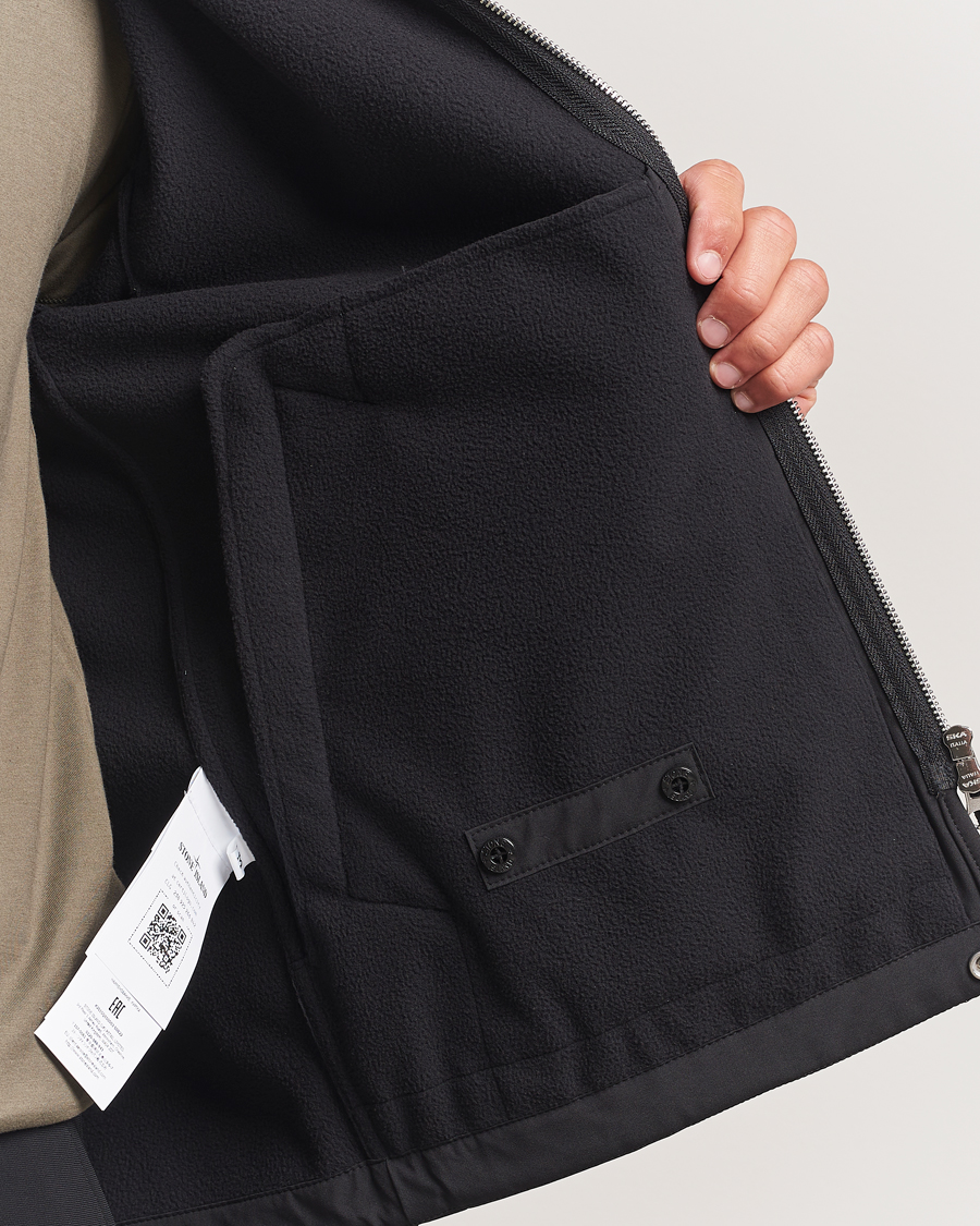 Uomini | Giacche | Stone Island | Soft Shell Shirt Jacket Black