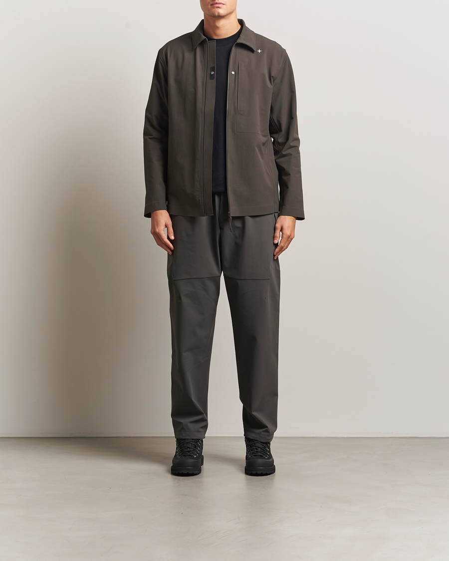 Uomini | Pantaloni | Stone Island | Stellina Technical Jersey Pants Lead Grey