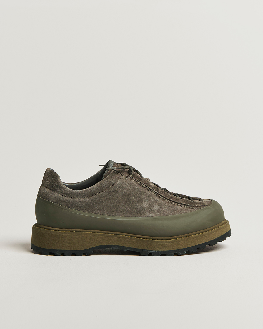Uomini | Sneakers | Stone Island | Low Top Suede Sneakers Military Green