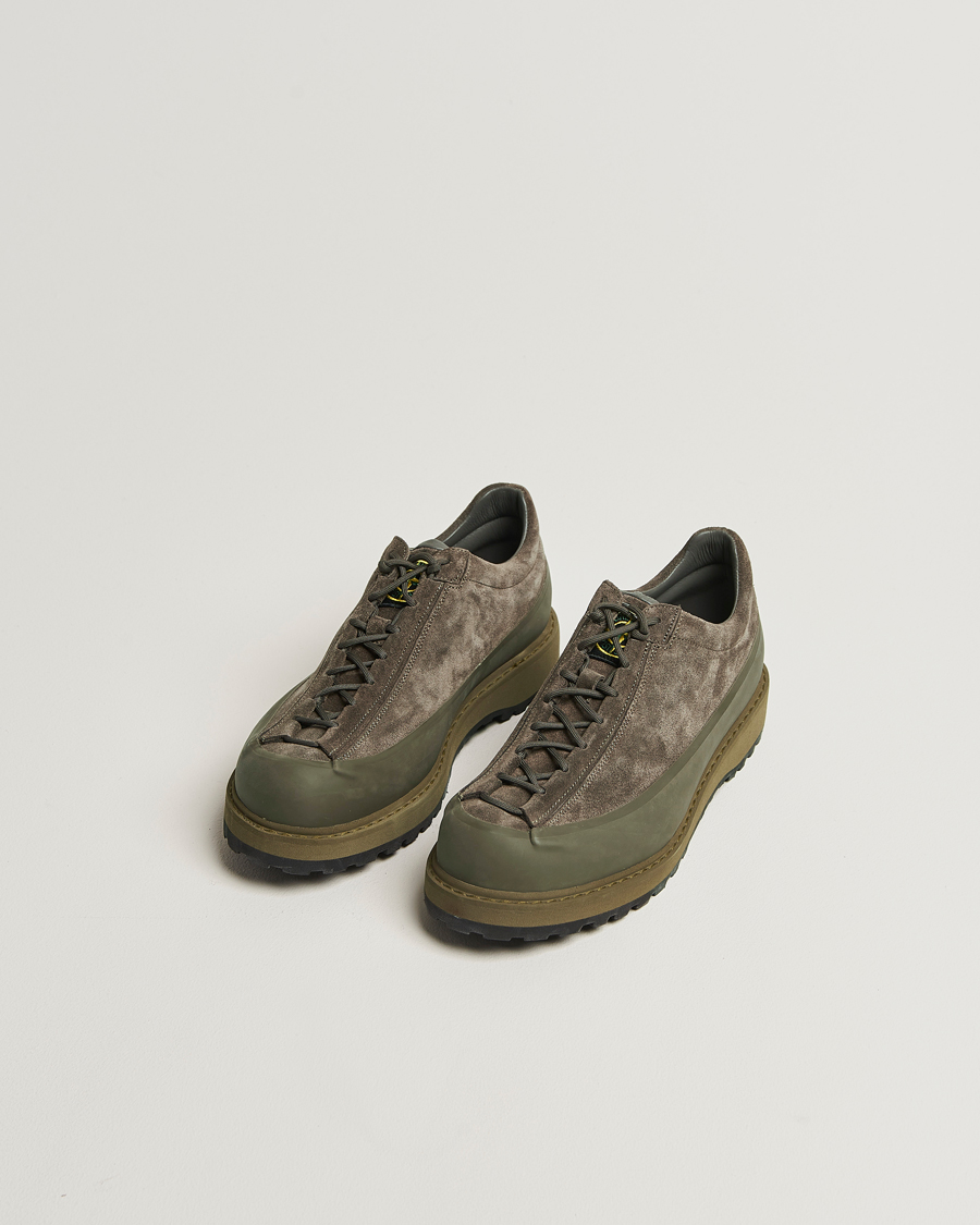 Uomini | Sneakers | Stone Island | Low Top Suede Sneakers Military Green