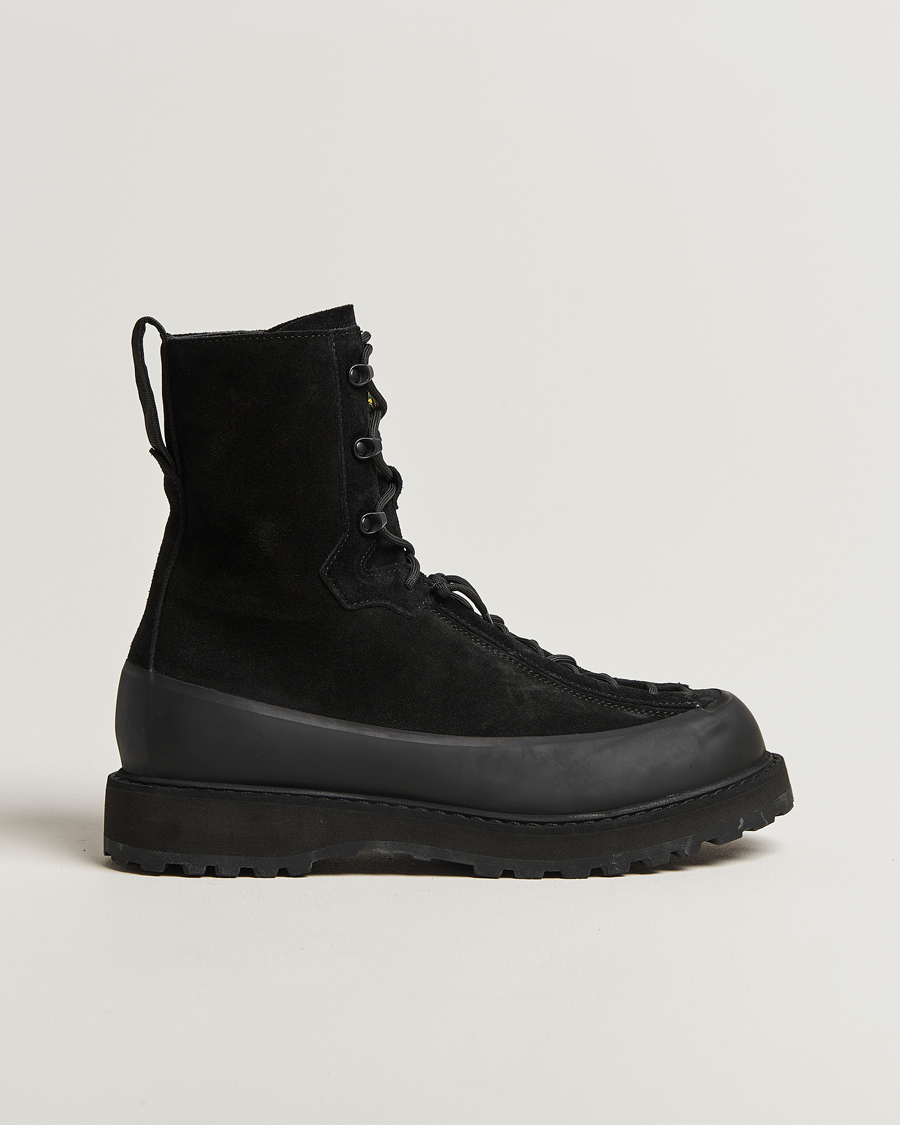 Uomini | Stivali | Stone Island | Suede Hiking Boots Black