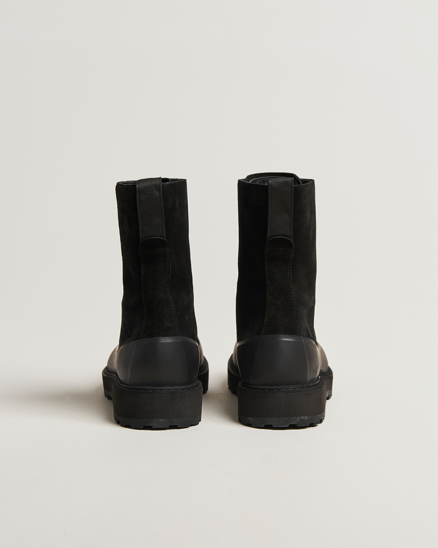 Uomini | Stivali | Stone Island | Suede Hiking Boots Black