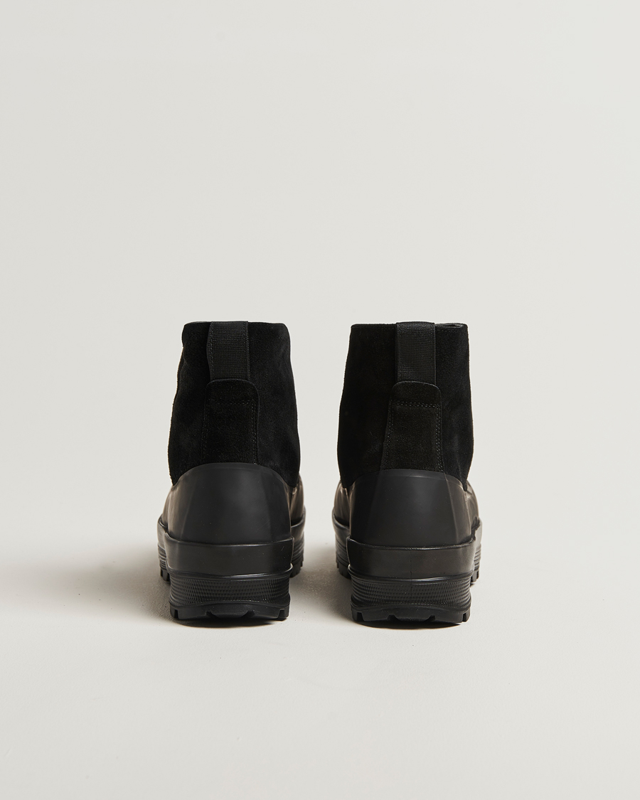 Uomini | Stivali | Stone Island | Suede Boots Black