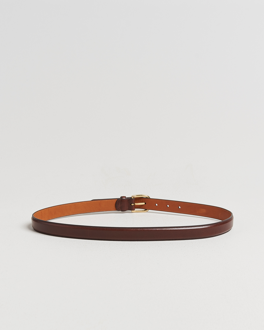 Uomini | Cinture | Kamakura Shirts | Vintage Ivy Horseshoe Buckle Belt Brown