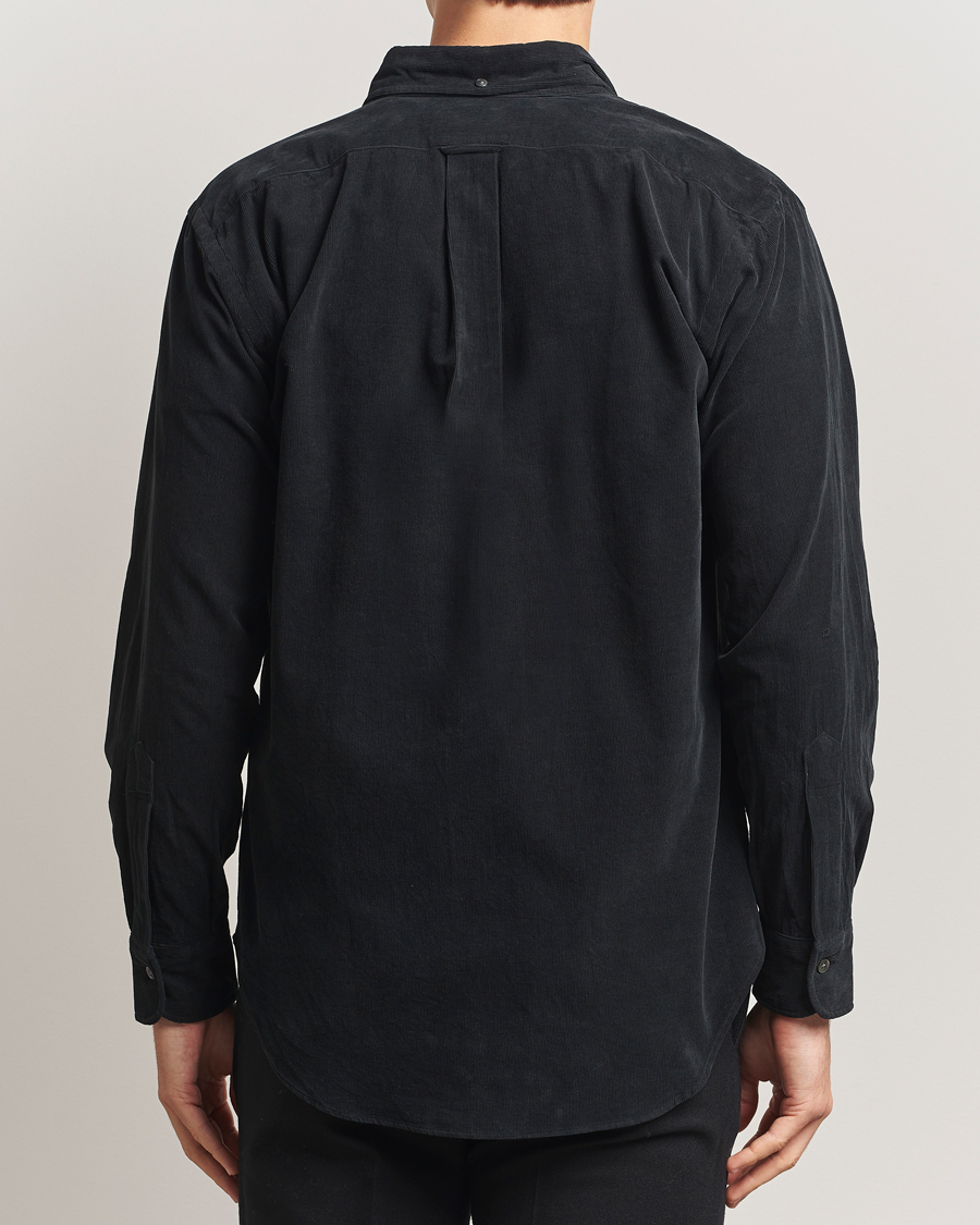Uomini | Camicie | Kamakura Shirts | Vintage Ivy Needle Cord Shirt Black