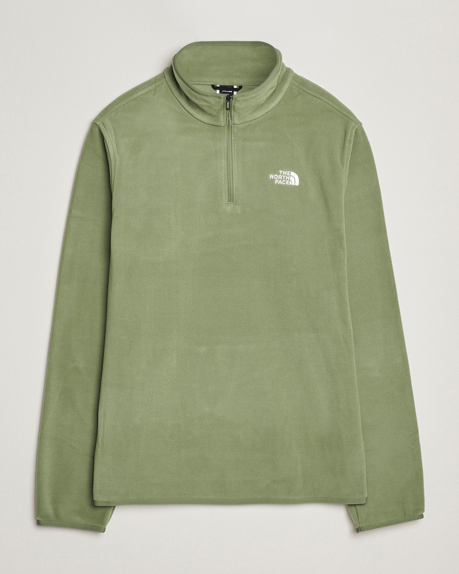 Uomini | Maglieria | The North Face | Glacier Fleece 1/4 Zip Sage Green