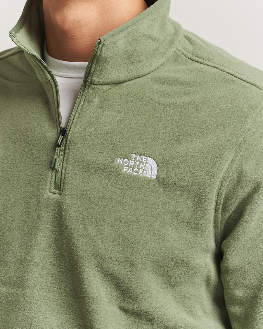 Uomini | Maglieria | The North Face | Glacier Fleece 1/4 Zip Sage Green