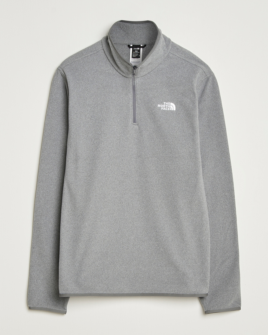 Uomini | Maglieria | The North Face | Glacier Fleece 1/4 Zip Grey