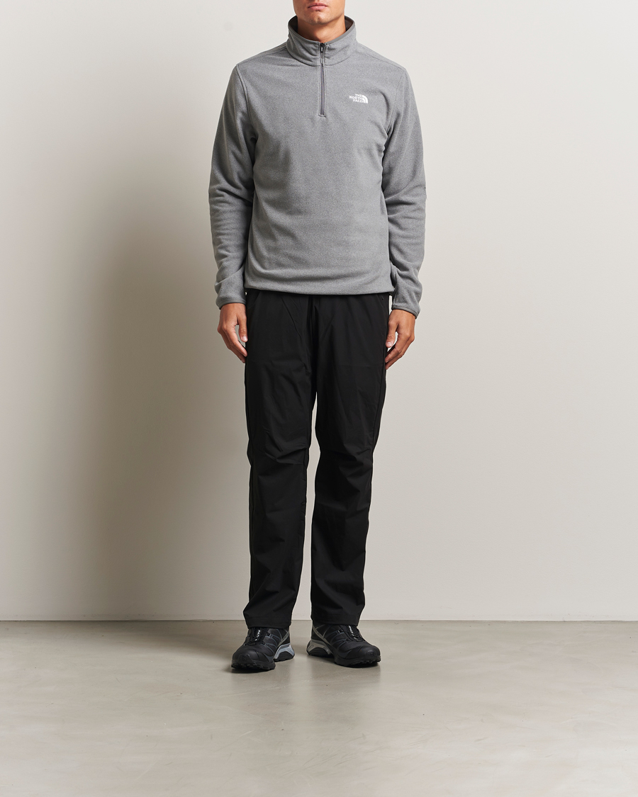 Uomini | Maglieria | The North Face | Glacier Fleece 1/4 Zip Grey