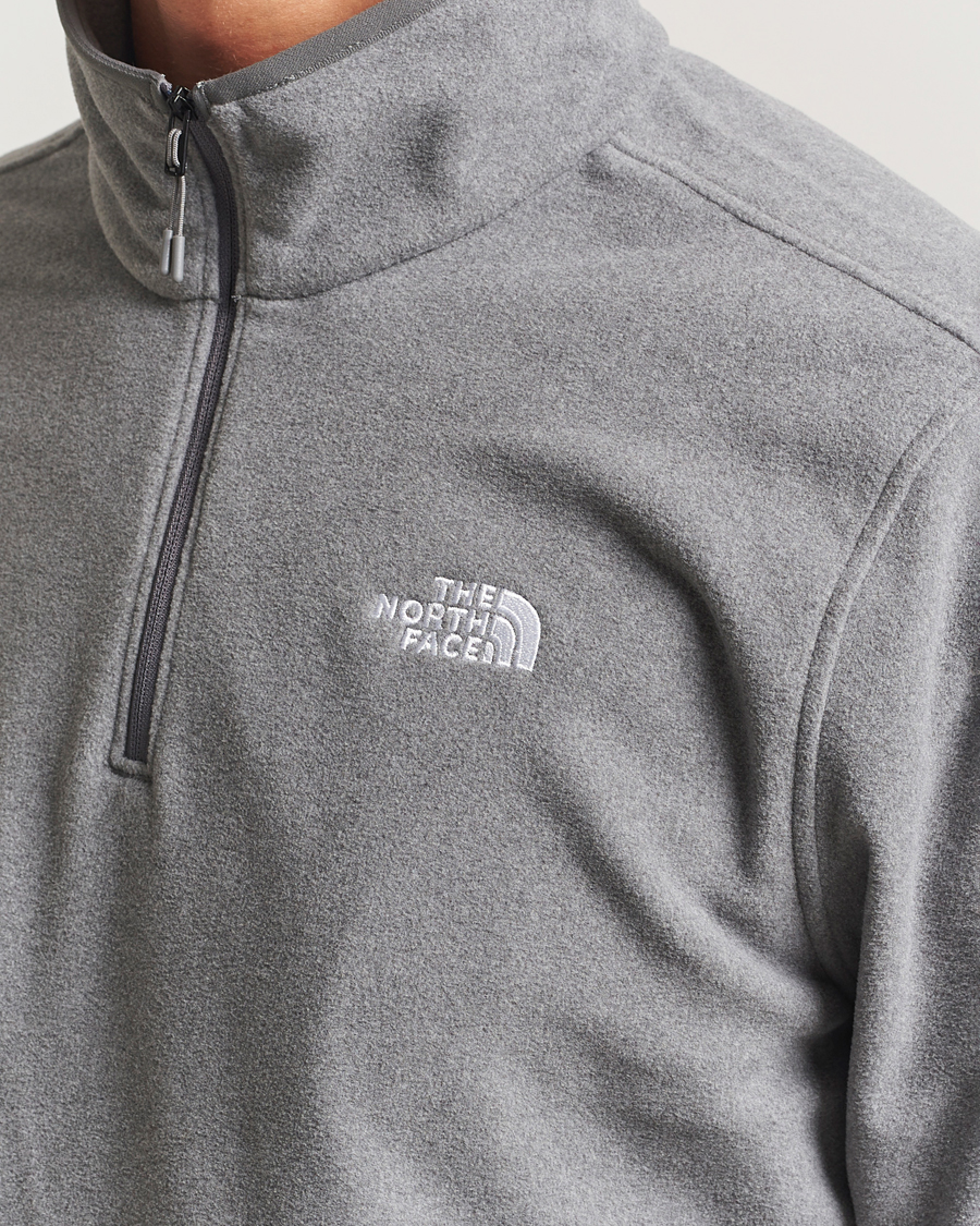 Uomini | Maglieria | The North Face | Glacier Fleece 1/4 Zip Grey