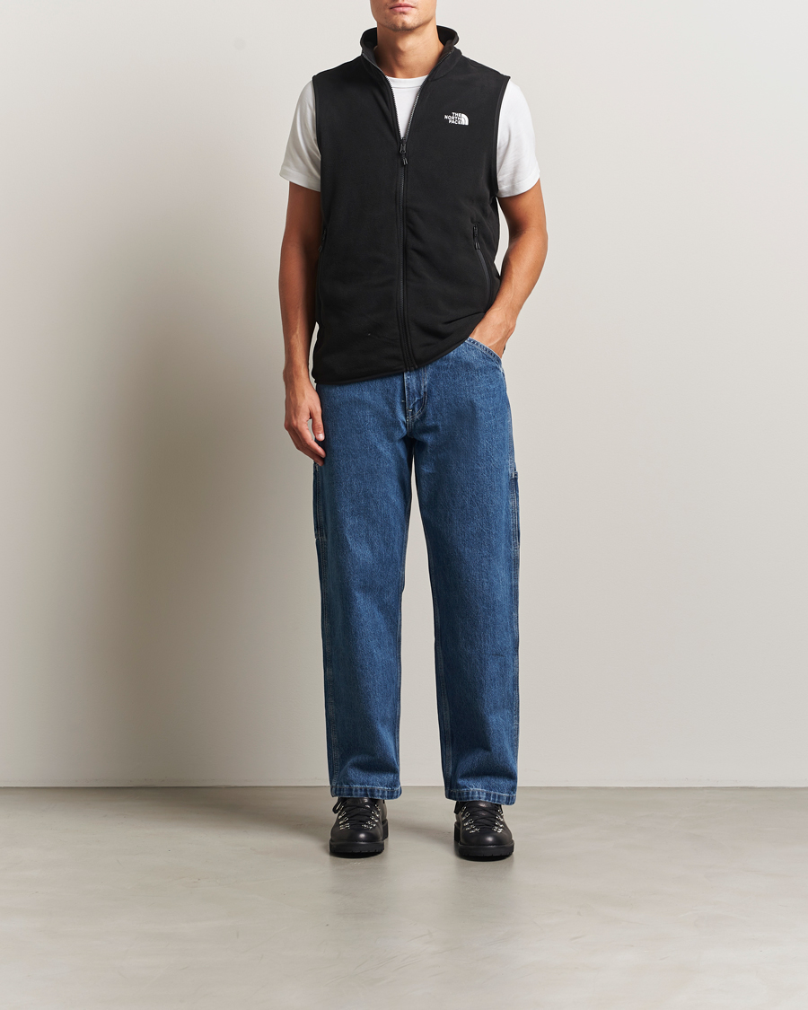 Uomini | Gilet | The North Face | Glacier Fleece Vest Black