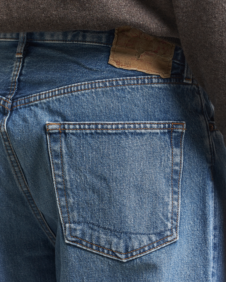 Uomini | Camicie | orSlow | 101 Dad Fit Jeans Denim Used