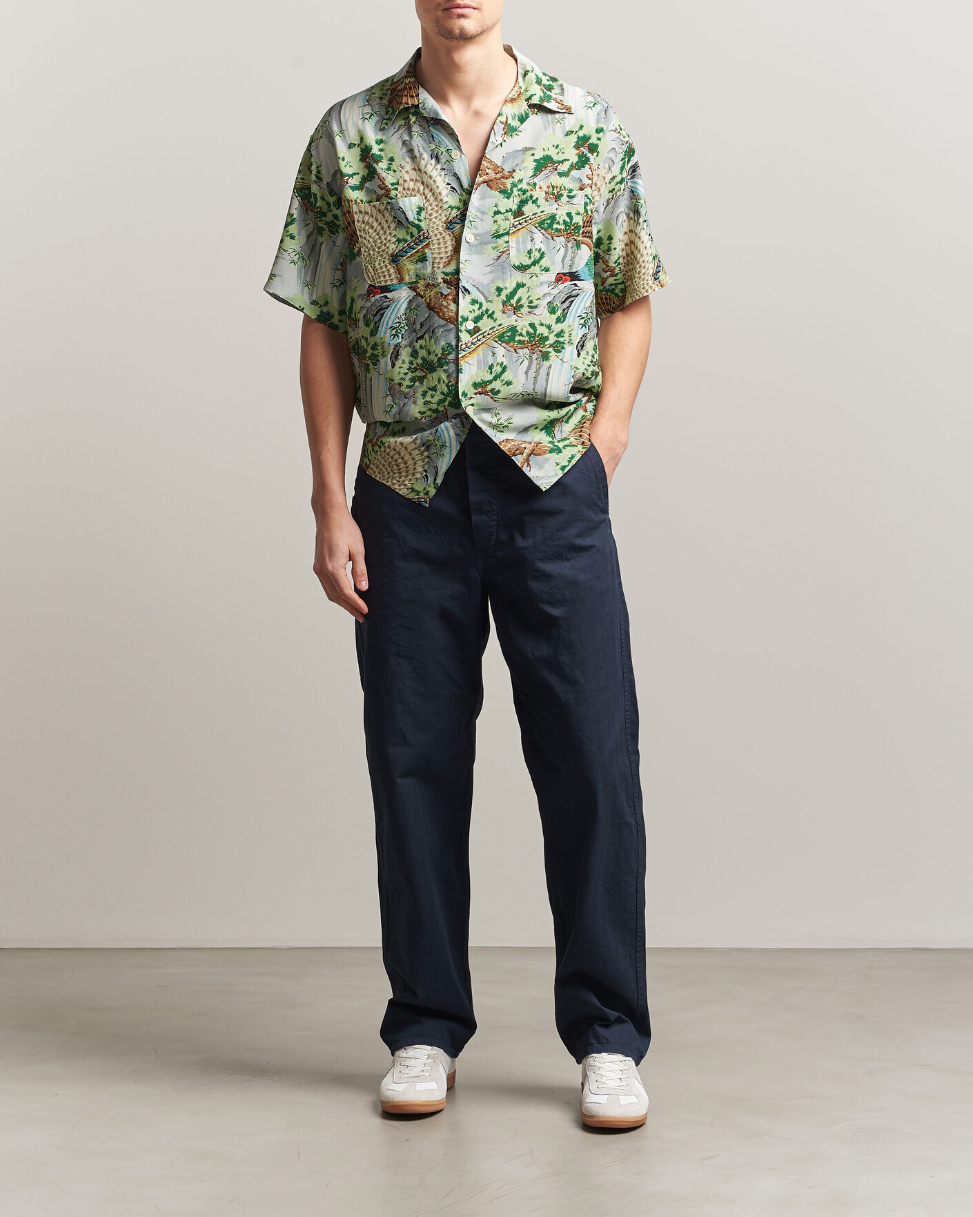 Uomini | Pantaloni | orSlow | French Work Pants Navy