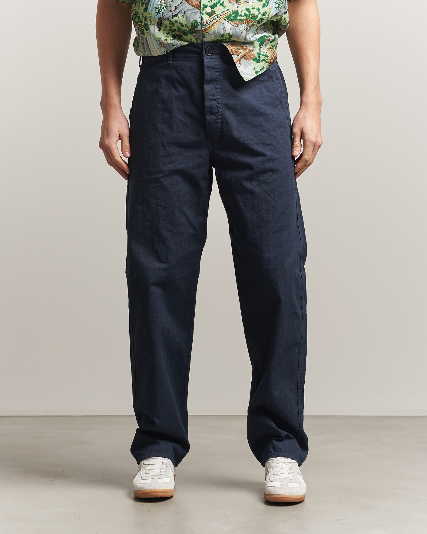 Uomini | Pantaloni | orSlow | French Work Pants Navy