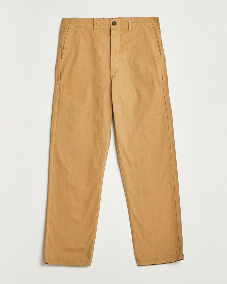 Uomini | Pantaloni | orSlow | French Work Pants Khaki