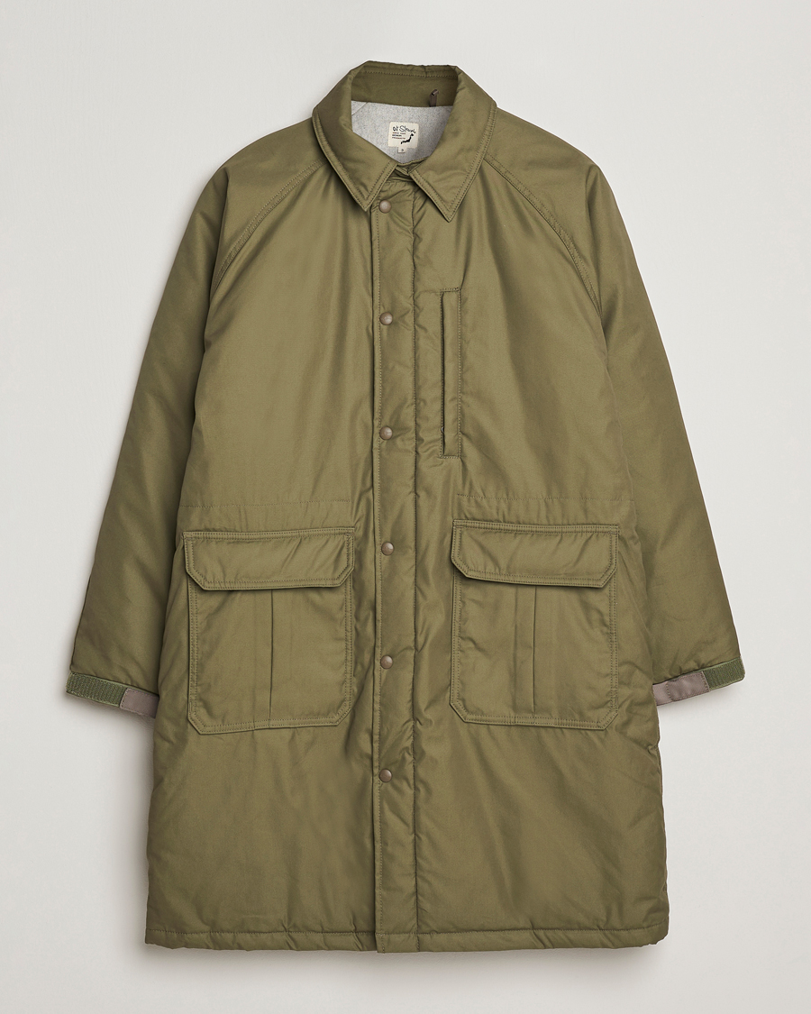 Uomini | Giacche | orSlow | Padded Active Coat Army Green
