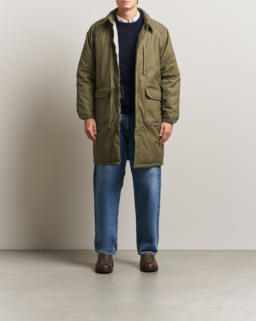 Uomini | Giacche | orSlow | Padded Active Coat Army Green