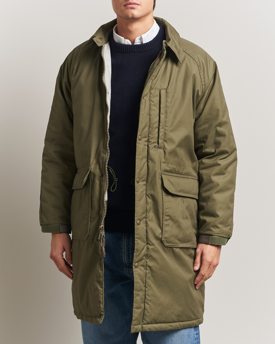 Uomini | Giacche | orSlow | Padded Active Coat Army Green