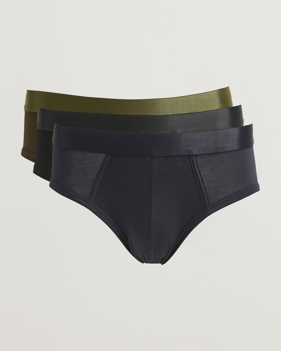 Uomini | Biancheria intima | CDLP | 3-Pack Y-Brief Black/Navy/Olive