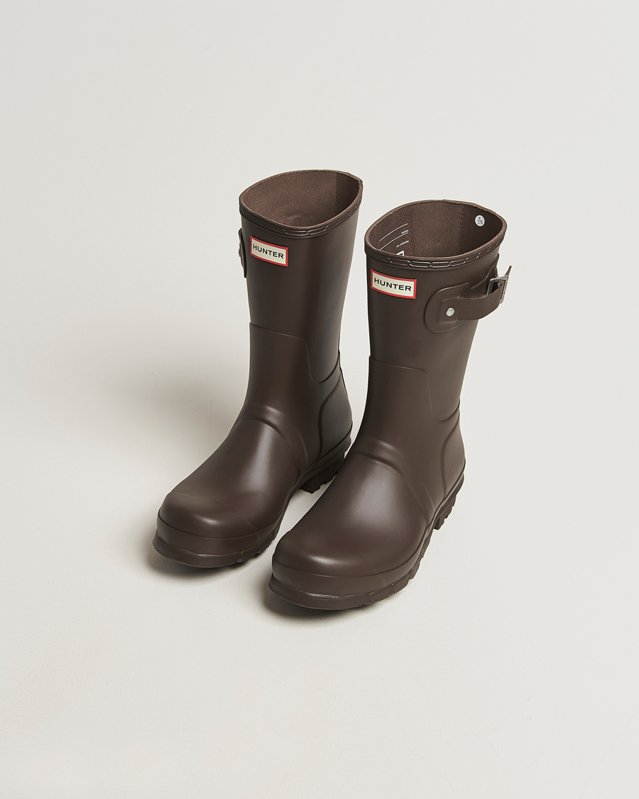 Uomini | Soprascarpe | Hunter Boots | Original Short Boot Dark Brown
